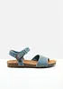 Sandaler fra Mustang i denim look, Mustang