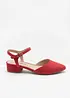 Slingbacks med lav hæl, bonprix