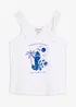 Singlet i 100% økologisk bomull, bonprix