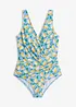 Medium shape badedrakt i omslagsstil, bonprix