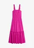 Maxikjole i strukturert jersey, bonprix