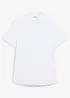 Kortermet skjorte i superstretch piké, Slim fit, bonprix