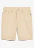Bermudashorts i farget, lett denim med stretchlinning, Regular fit, bonprix