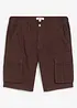 Bermudashorts i lett, farget denim med stretchlinning, Relaxed fit, bonprix