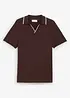 Strikket poloskjorte i Regular fit, bonprix