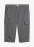 Regular Fit-cargo-bermudashorts i 100% bomull, lang, bonprix