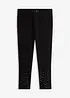 Caprileggings i bomullsmiks, bonprix