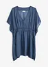 Transparent strandtunika med V-hals, bonprix