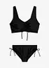 Bustier-bikini med knytebånd, bonprix