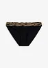 Bikinibukse med glansfullt materiale, bonprix