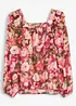 Bluse med ballongkant nede, bonprix