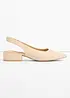 Slingbacks med flat hæl, bonprix