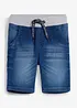 Sweat-slip on-bermudashorts i denim, Regular Fit, bonprix
