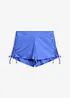 Badeshorts med innvendig truse av materiale med glans, bonprix
