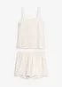 Kort pyjamas i ribbemateriale, bonprix