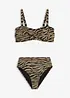 Balconette-bikini (2-delt sett) av materiale med glans (2-delt sett), bonprix