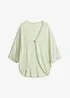 Finstrikket cardigan i 100% bomull, bonprix