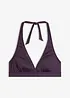 Halterneck-bikinioverdel med V-utringning, bonprix