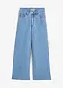 Wide Leg-jeans, High Waist, cropped, bonprix