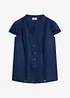 Ermeløs bluse i 100% bomull, bonprix