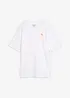 Oversized topp i 100% økologisk bomull, bonprix
