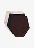 Shape-truse med høy midje, middels formende (3-pack), bonprix
