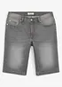 Bermudashorts i denim med stretch og forsterket skritt, Regular fit, bonprix