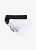 Panty med nydelige blonder (2-pack), bonprix