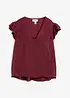 Bluse med volanger, bonprix
