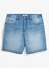 Shorts i lett denim med stretchlinning, Relaxed fit, bonprix