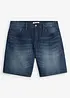 Shorts i lett denim med stretchlinning, Relaxed fit, bonprix