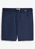 Bermudashorts med stretch, stretch i linningen og belte, Regular fit, bonprix