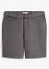 Bermudashorts med stretch, stretch i linningen og belte, Regular fit, bonprix