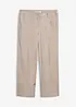 Cargo-bukse med stretch - 3/4 lang, bonprix