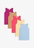 Lang topp i 100% bomull (5-pack), bonprix
