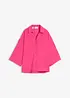Oversized skjorte i viskosemiks, bonprix