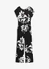 Jumpsuit med palmetrykk, bonprix