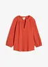 Oversized bluse i musselin, bonprix