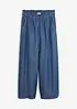 7/8-lang jeans i lett materiale med vide ben og splitt i siden, bonprix