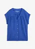 Jerseybluse i viskosepiké, bonprix