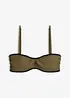 Bandeau-bikinitopp med broderi, bonprix