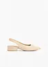 Slingbacks med flat hæl, bonprix