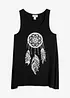 Lang topp med print, bonprix