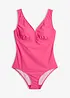 Shape-badedrakt med V-hals, middels formende, bonprix
