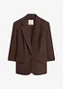 Blazer i viskose og ledig modell med 3/4-lange ermer, bonprix