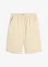 Bermudashorts i papertouch-materiale med bomull, bonprix