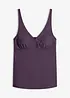 Tankini topp med V-hals, bonprix
