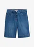Jeans-bermudashorts Mid Waist av økologisk bomull, bonprix