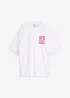 Oversized topp av 100% økologisk bomull, bonprix