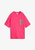 Oversized topp i 100% økologisk bomull, bonprix